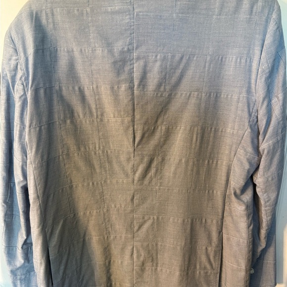 Brooks Brothers Chambray Patchwork Blazer USA Made - Picture 7 of 9